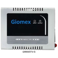 Giomex Automatic LED  TV Voltage Stabilizer, GMX65TV-G, White, 3A