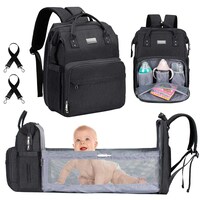 Cosyland Diaper Bag with Changing Station & Bassinet