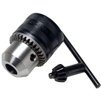 Drill Chuck With Key, Black and Silver, 13mm