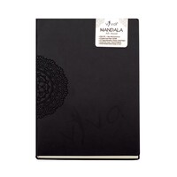 Viva Mandala Journal, A5, 80GSM, Black