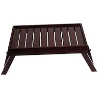 Picture of Amaze Shoppee Wooden Multipurpose Portable Table, Walnut