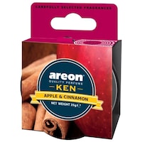 Picture of Areon Ken Bar Car Air Freshener, Apple and Cinnamon, 35gm