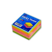 Picture of Libra Sticky Notes Pack, 2 x 2inch, 250 Sheets, Multicolor - Box of 12 Packs