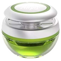 Picture of Airpro Gel Car Air Freshener, Sphere Lush Retreat, Green and Silver, 40gm