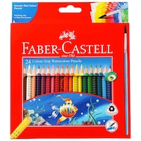 Picture of Faber Castell Colour Grip Water Colour Pencils, Set Of 24