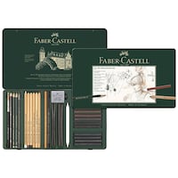 Faber Castell Pitt Monochrome Set, Box of 33
