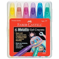 Picture of Faber Castell Metallic Gel Crayons, Set of 6