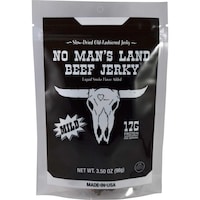 No Man’S Land Mild Beef Jerky Beef Snack, 3.5oz