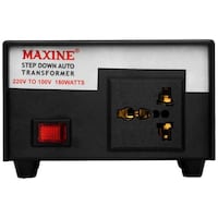 Maxine Step Down Voltage Convertor, Black, 150 W