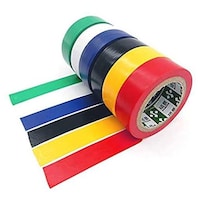 Picture of Delhi Arts PVC Electrical Insulation Tape, Set of 6