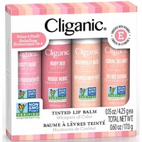 Picture of Cliganic Tinted Lip Balm for Women's, 4pcs