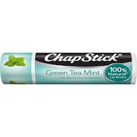 Picture of ChapStick 100% Natural Lip Butter Green Tea Mint Lip Balm Tube, 0.15oz