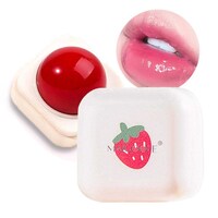 Picture of Kwolykim Ball Shaped Moisturizing Strawberry Colorchanging Lip Balm, 0.25oz