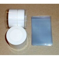 Picture of USA Premium Store Clear Shrink WRAP Bands for Lip Balm Jars, 0.25oz - 100 Pieces