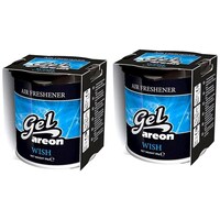 Picture of Areon Gel Car Air Freshener, Wish, 80ml, Pack Of 2
