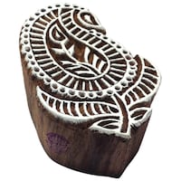 Picture of Royal Kraft Artistic Paisley Exquisite Motif Wooden Stamp