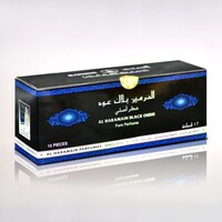 Al Haramain 12 Pcs Black Oudh Non Alcoholic Perfume Oil Set, 15ml, Carton of 12