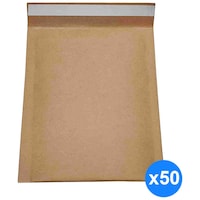 Picture of Abha Print Self Sealing Bubble Envelope, 9 x 6inch, Brown, Pack of 25