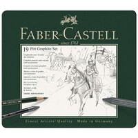 Picture of Faber-Castell 19-Piece Pitt Graphite Set