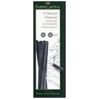 Faber-Castell Charcoal Natural Pitt, Set of 12