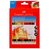 Picture of Faber-Castell Bi-Colour Pencil, Set of 18