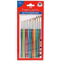 Picture of Faber-Castell Tri-Grip Brush, Set of 13