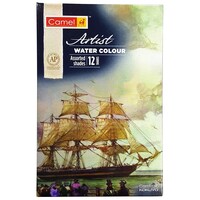 Camel Artist Water Colours Set, 12 Shades