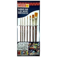 Picture of Camlin Kokuyo Round and Flat Paint Brush, Series 67 and 66 , Set of 7