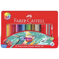 Faber Castell Watercolour Pencils, Set of 48