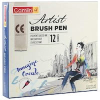 Picture of Camlin Artist Brush Pens, Set of 12
