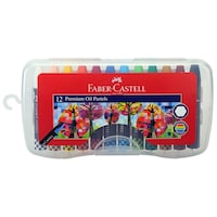 Faber-Castell Premium Oil Pastel Set, Box of 12
