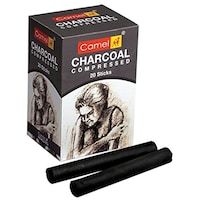 Camel Compressed Charcoal Sticks, Set of 20