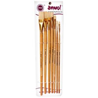 Picture of Anmol Art & Frames Artist Paint Flat Brushes, Series 35, Set of 7