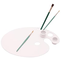 Anmol Art & Frames Plastic Colour Mixing Palette With Dippers