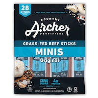Picture of Country Archer Grass Fed Original Mini Beef Sticks, 28 Count