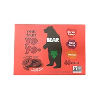 Picture of Bear The Big Cave Yoyos Fruit Rolls, Mango/Raspberry/Strawberry - 24 Count
