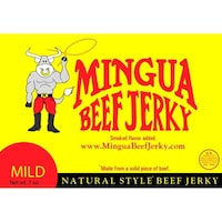 Picture of Mingua Edible Beef Jerky, Mild, 7 Oz