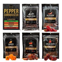 Picture of Meat and Pepper Gourmet Brisket Beef Jerky, Pack of 5 - 15 Oz