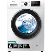 Hisense Washing Machine Front Load, WFPV8012EM, 8kg, White