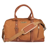 Picture of Mounthood Premium Quality Long Lasting Leather Duffle Bag, Polaris Tan