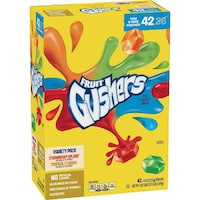 Picture of Gushers Variety Pack, Strawberry Splash & Tropical - 42 Ct
