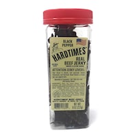 Picture of Hard Times Peppered Real Beef Jerky Sliced Jar, 8oz