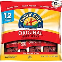 Picture of Pacific Gold Original Beef Jerky, Pack of 12 - 1.25 Oz