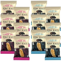 Picture of Southern Recipe Pork Rinds Variety Package, Pack of 12 - .875 Oz