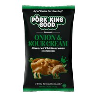 Picture of Pork King Good Chicharrones Onion & Sour Cream Pork Rinds - Pack of 4