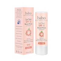 Picture of Babo Botanicals SPF 15 Lip Tint Conditioner, Beach Rose, 0.15oz