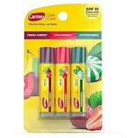 Carmex Daily Care Assorted Flavor with SPF15 Blister Pack Stick - Pack of 3