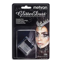 Picture of Mehron Holographic Silver Professional Grade Glitter