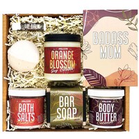 Picture of Wax & Wit Orange Blossom Spa Gift Basket for Women