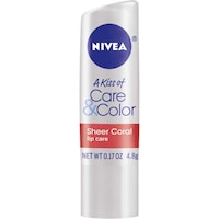 Picture of Nivea A Kiss of Care & Colour Tinted Lip Balm, 3pcs